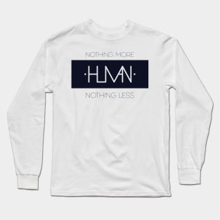 HUMAN Logo (Light) Long Sleeve T-Shirt